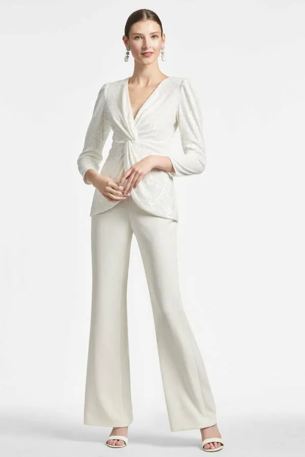 Sachin and Babi Peyton Top 8211 Ivory Ivory Women Tops and Blouses