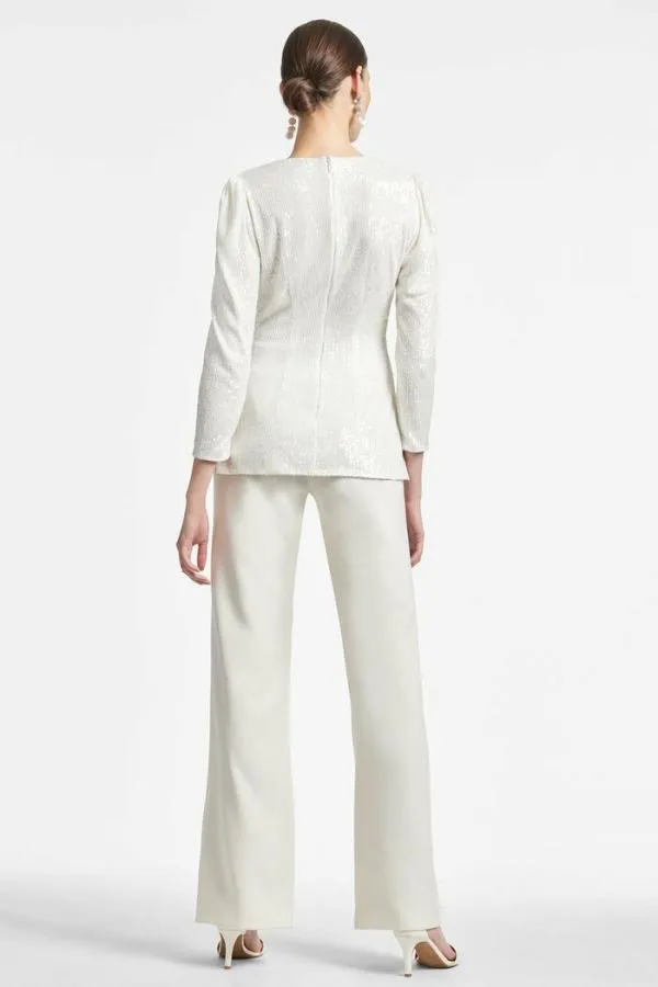 Sachin and Babi Peyton Top 8211 Ivory Ivory Women Tops and Blouses