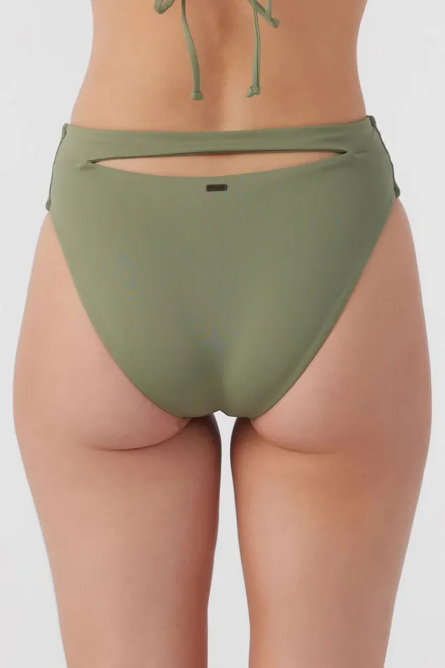 SALTWATER SOLIDS MAX HIGH WAIST FULL BOTTOMS Oil Green Women O039NEILL Collections