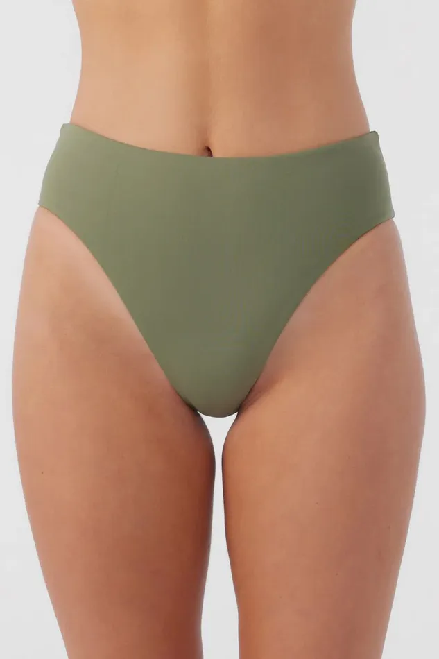 SALTWATER SOLIDS MAX HIGH WAIST FULL BOTTOMS Oil Green Women O039NEILL Collections