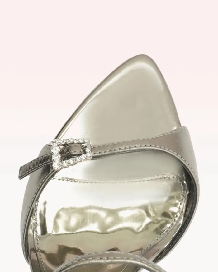 Sandals Women Alexandre Birman Ciara Crystals Pewter