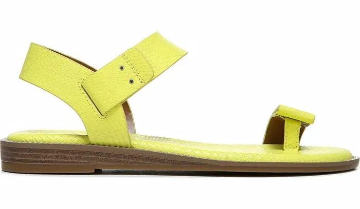 Sandals Women Franco Sarto Franco Geranio Sandal Limeade Snake Faux Leather