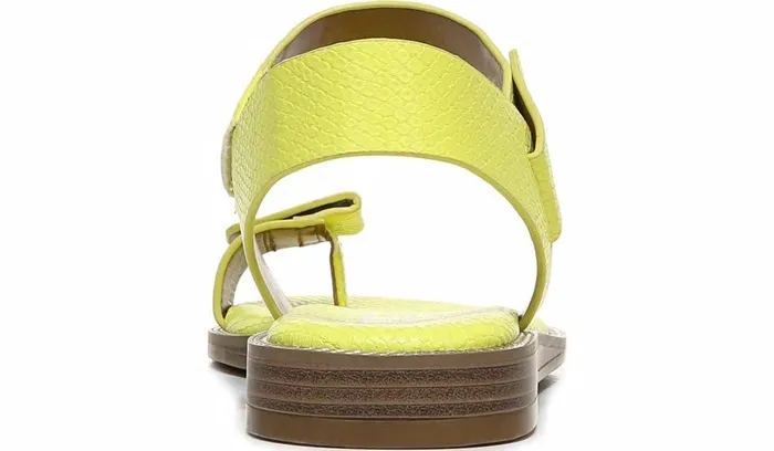 Sandals Women Franco Sarto Franco Geranio Sandal Limeade Snake Faux Leather