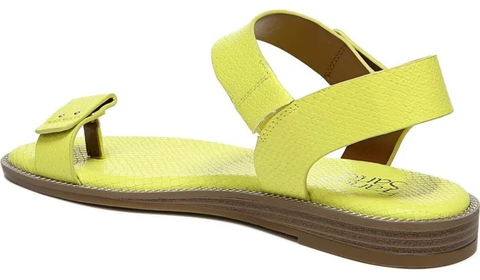 Sandals Women Franco Sarto Franco Geranio Sandal Limeade Snake Faux Leather