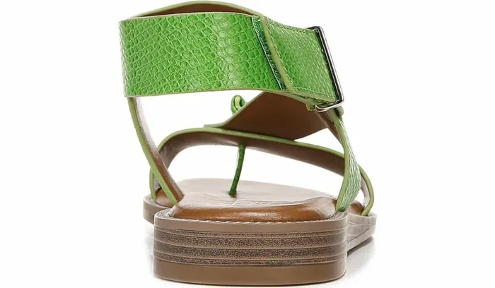 Sandals Women Franco Sarto Franco Glenni Sandal Green Apple Snake Faux Leather
