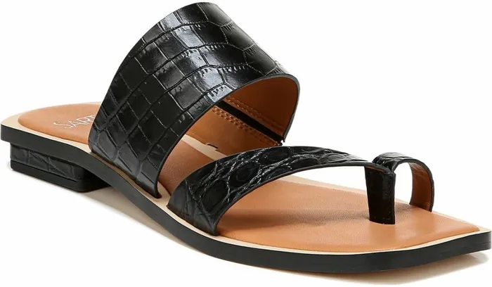Sandals Women Franco Sarto Sarto Ediana Sandal Black Leather