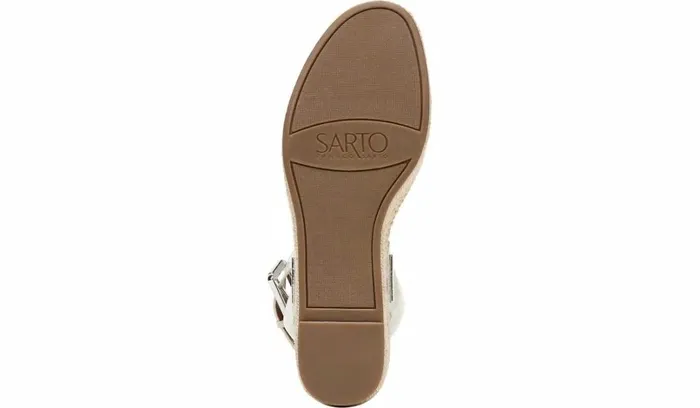 Sandals Women Franco Sarto Sarto Lexie Espadrille Platform Sandal Natural Snake Print Leather