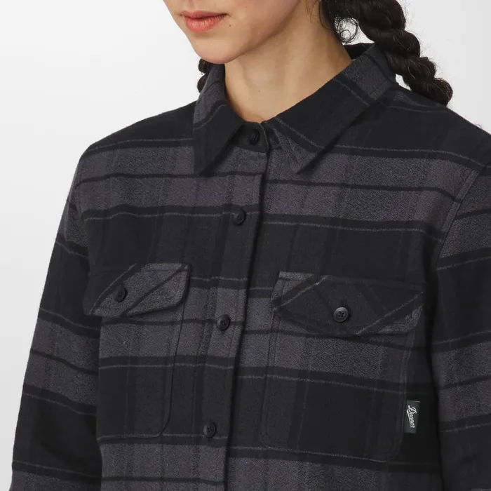 Sauvie Cotton Flannel Shirt Black Plaid Men Danner Shirts