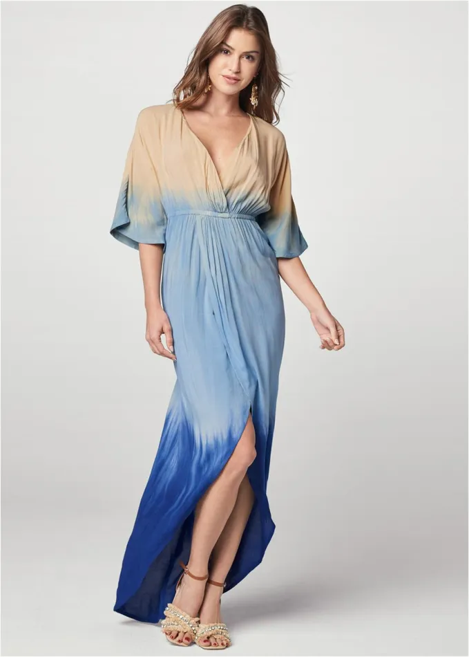SEASIDE OMBRE MAXI DRESS Blue Multi Women VENUS Maxi Dresses