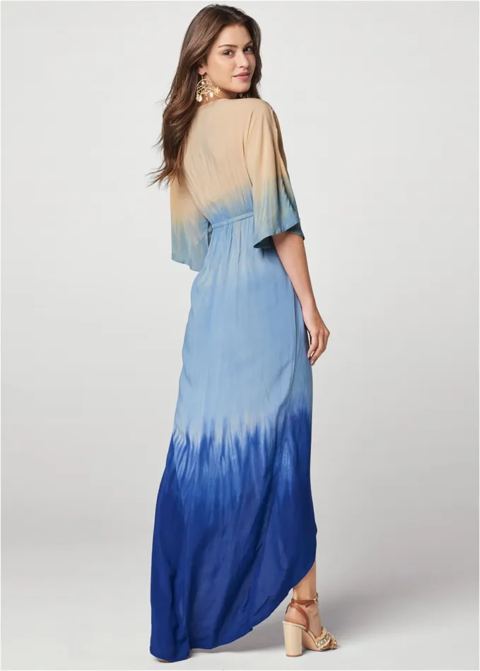 SEASIDE OMBRE MAXI DRESS Blue Multi Women VENUS Maxi Dresses