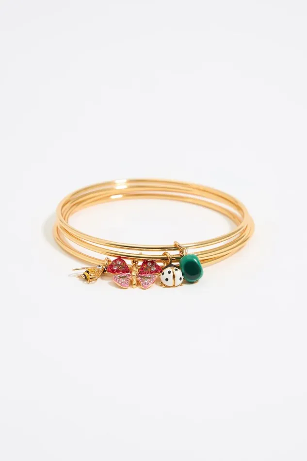 Set Of 4 Bracelets With Gold Ladybug Gold Women Bimba Y Lola Bracelets Set Of 4 Bracelets With Gold Ladybug Gold Women Bimba Y Lola Bracelets
