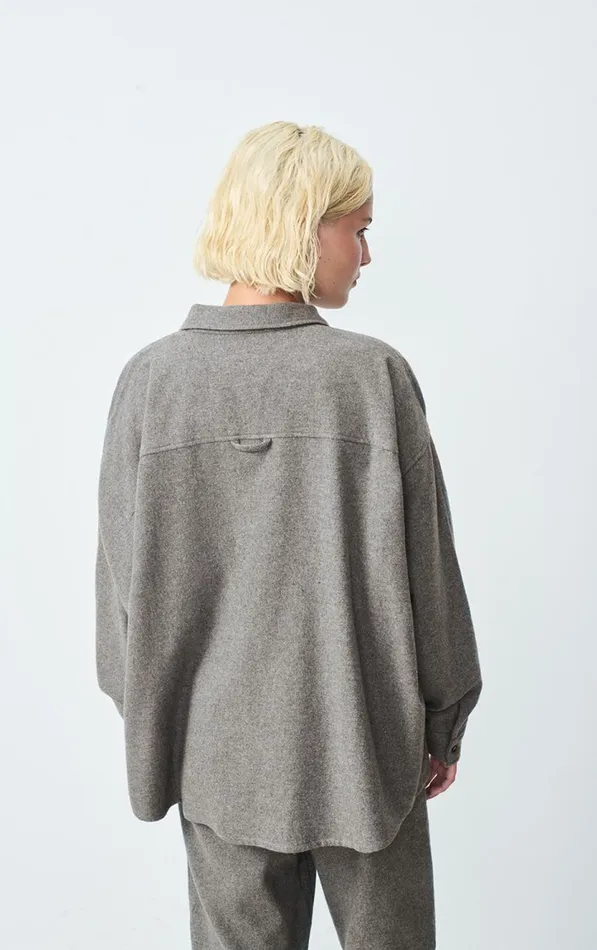 Shirt Vylow Heather Grey Women American Vintage Shirts Shirt Vylow Heather Grey Women American Vintage Shirts