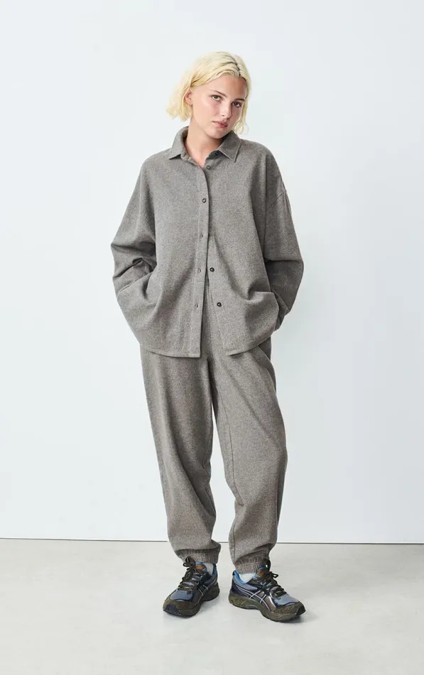 Shirt Vylow Heather Grey Women American Vintage Shirts Shirt Vylow Heather Grey Women American Vintage Shirts