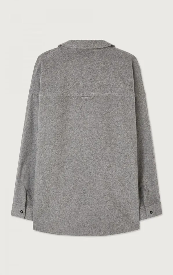 Shirt Vylow Heather Grey Women American Vintage Shirts Shirt Vylow Heather Grey Women American Vintage Shirts