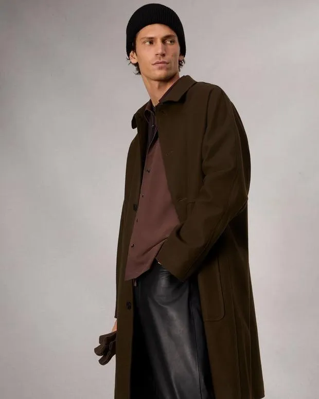 Shirts Men Rag and Bone Dalton Printed Shirt Brown Gradient