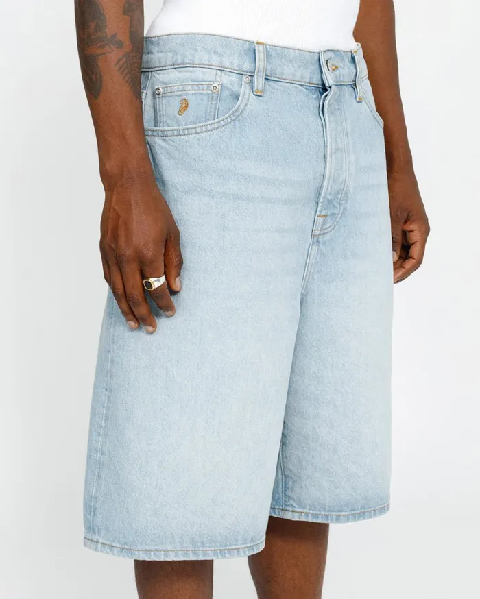 Shorts MenWomen Stussy BIG OL039 SHORT DENIM Light Wash Shorts MenWomen Stussy BIG OL039 SHORT DENIM Light Wash