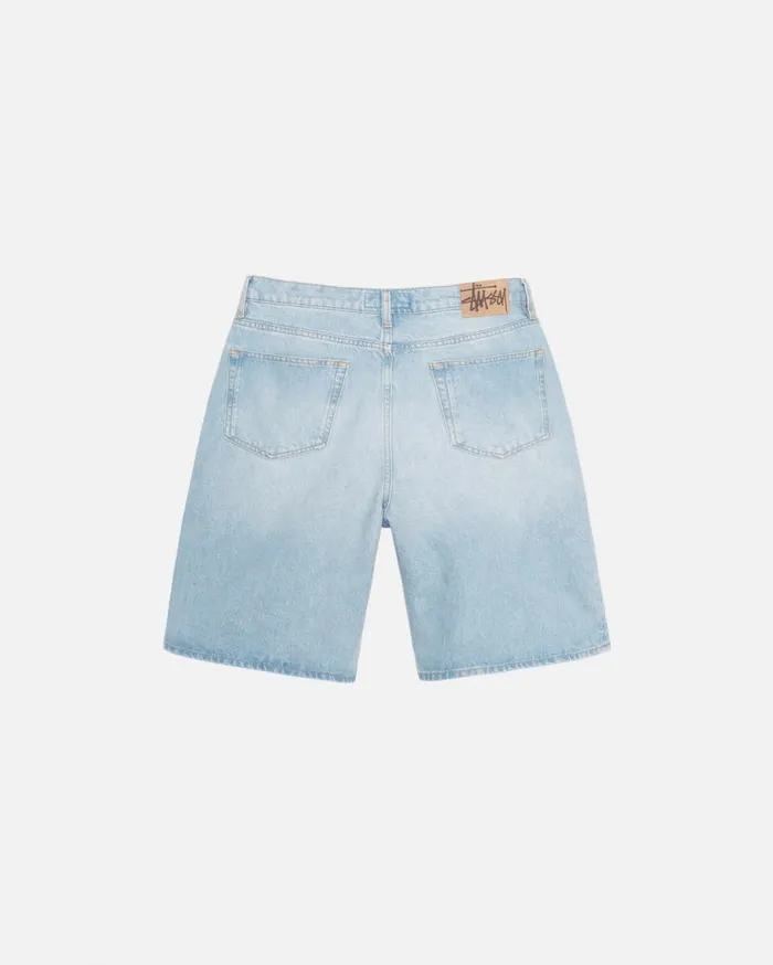 Shorts MenWomen Stussy BIG OL039 SHORT DENIM Light Wash Shorts MenWomen Stussy BIG OL039 SHORT DENIM Light Wash