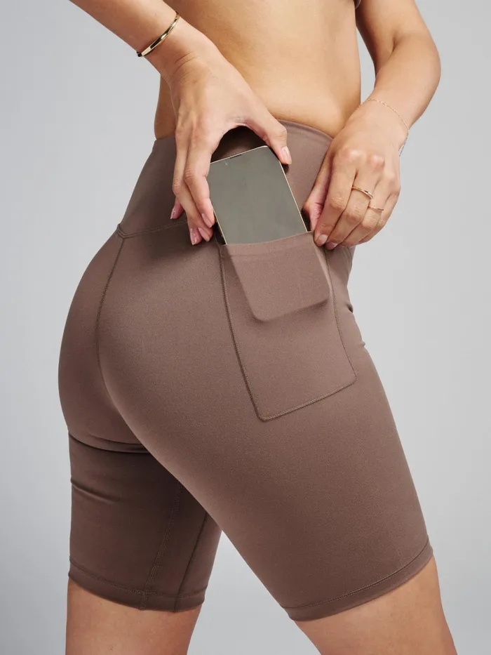 Shorts Women Tasc Performance Sculptive Pocket Bike Short 8in