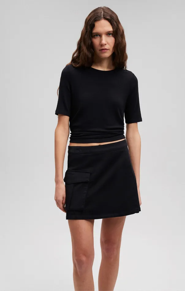Shoulder Slit Shirt In Black Women Mavi Jeans Shirts Shoulder Slit Shirt In Black Women Mavi Jeans Shirts