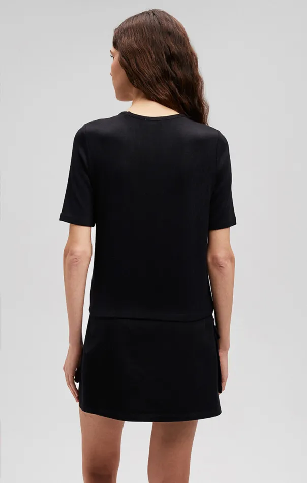 Shoulder Slit Shirt In Black Women Mavi Jeans Shirts Shoulder Slit Shirt In Black Women Mavi Jeans Shirts