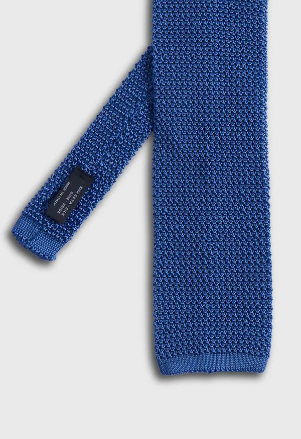Silk Knit Tie Black Mens Ties Paulstuart