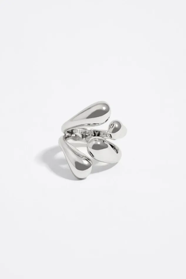 Silver Flower Ring Silver Women Bimba Y Lola Jewelry Silver Flower Ring Silver Women Bimba Y Lola Jewelry