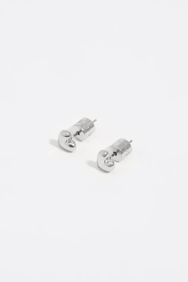 Silver Heart Earrings Silver Women Bimba Y Lola Jewelry Silver Heart Earrings Silver Women Bimba Y Lola Jewelry