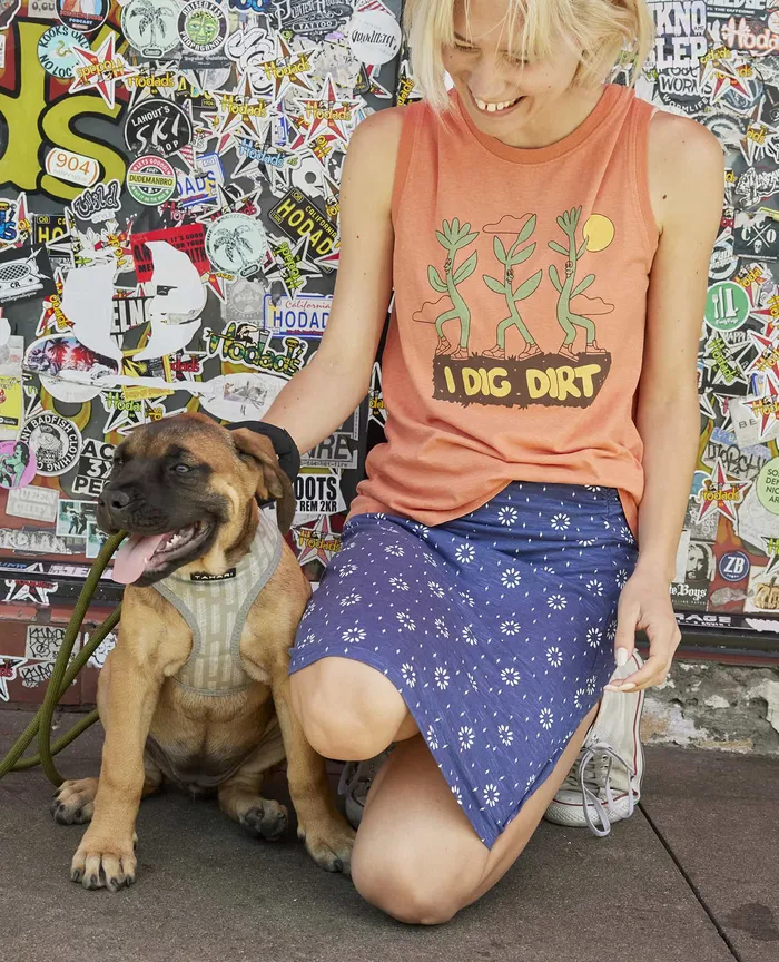 Skirts and Skorts Women8217s Chaka Skirt Iris Sunflower Print ToadandCo