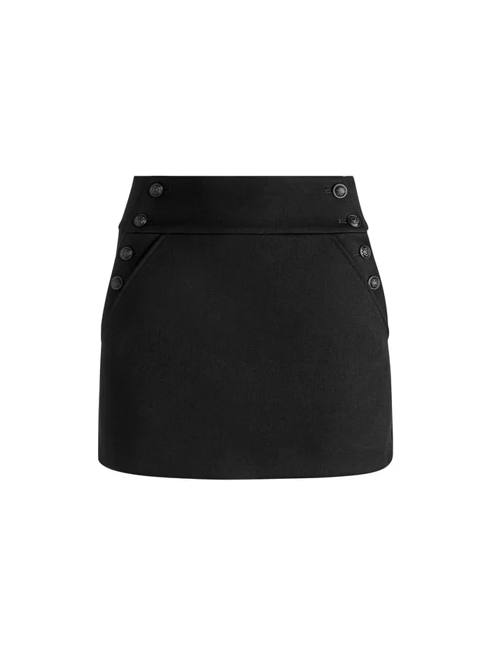 Skirts Women Alice Olivia Donald Mini Skirt Black