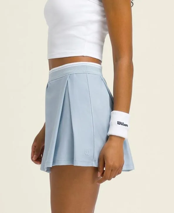 Skirts Women Wilson Breeze Lined Tennis Skirt Blue Fog