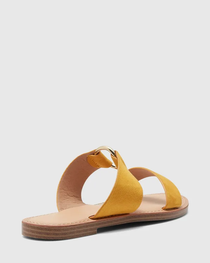 Slides NOVO Shoes Women STEPHIE Marigold Slides NOVO Shoes Women STEPHIE Marigold