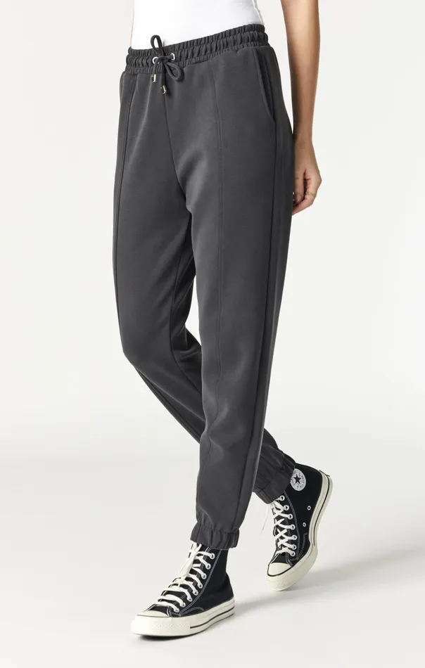 Slim Straight Sweatpants In Black Women Mavi Jeans Pants Slim Straight Sweatpants In Black Women Mavi Jeans Pants