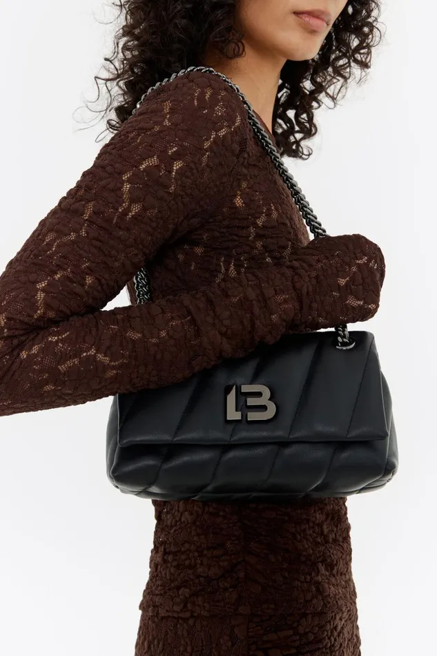 Small Black Leather Crossbody Flap Bag Black Women Bimba Y Lola Crossbody Bags Small Black Leather Crossbody Flap Bag Black Women Bimba Y Lola Crossbody Bags