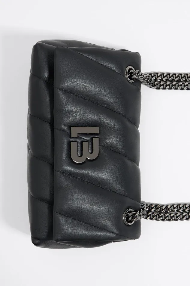 Small Black Leather Crossbody Flap Bag Black Women Bimba Y Lola Crossbody Bags Small Black Leather Crossbody Flap Bag Black Women Bimba Y Lola Crossbody Bags