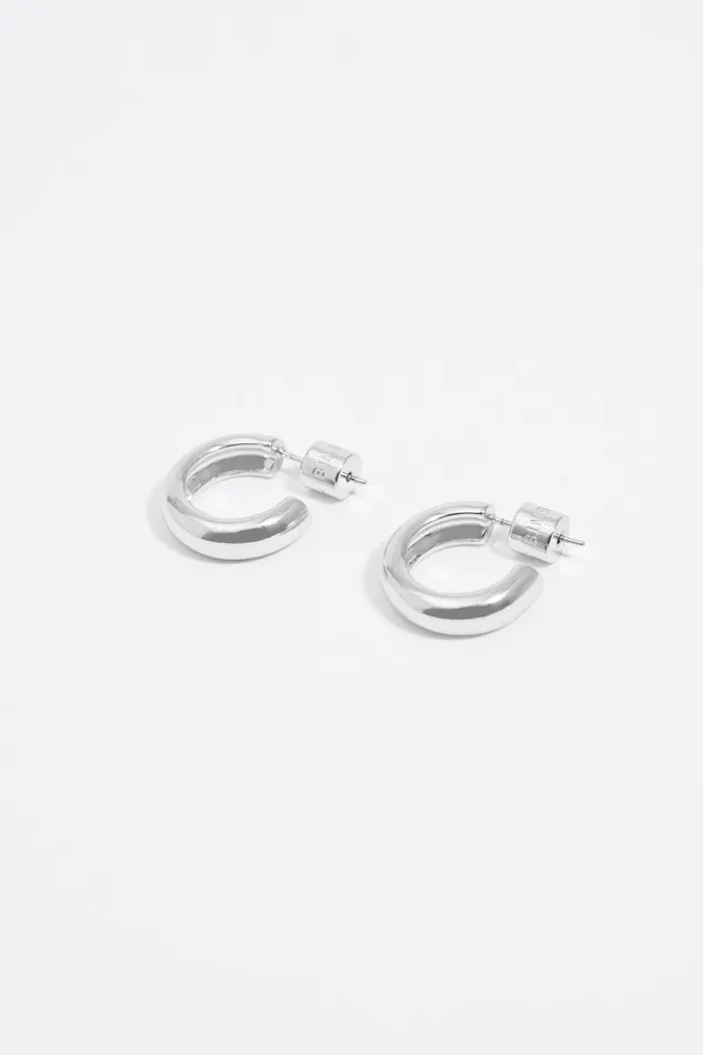 Small Silver Hoop Earrings Silver Women Bimba Y Lola Jewelry Small Silver Hoop Earrings Silver Women Bimba Y Lola Jewelry