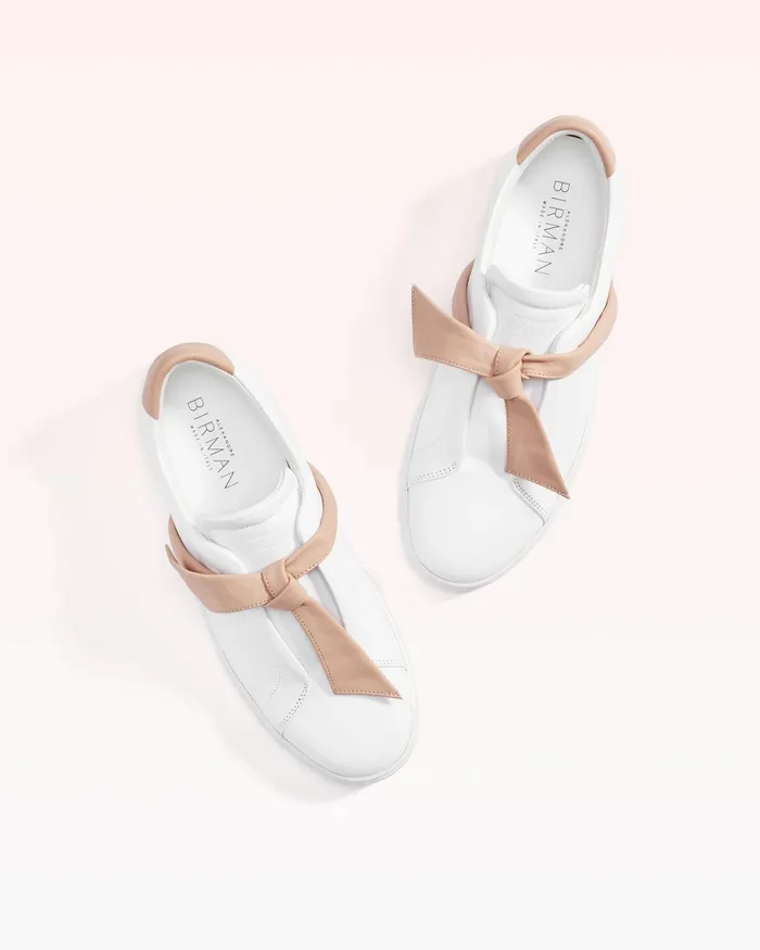 Sneakers Women Alexandre Birman Clarita Sneaker Suede Beige Luxury Sneakers For Casual Outfits 8211 Italian Made Shoes Nude