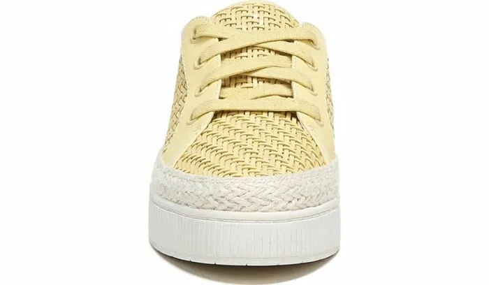 Sneakers Women Franco Sarto Franco Hyria Platform Sneaker Yellow Woven Leather