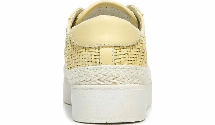 Sneakers Women Franco Sarto Franco Hyria Platform Sneaker Yellow Woven Leather