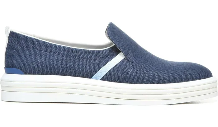Sneakers Women Franco Sarto Franco Maldives Slip On Sneaker French Navy Leather