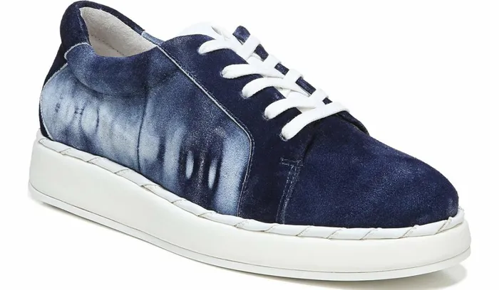 Sneakers Women Franco Sarto Sarto Quinn Sneaker Indigo Suede