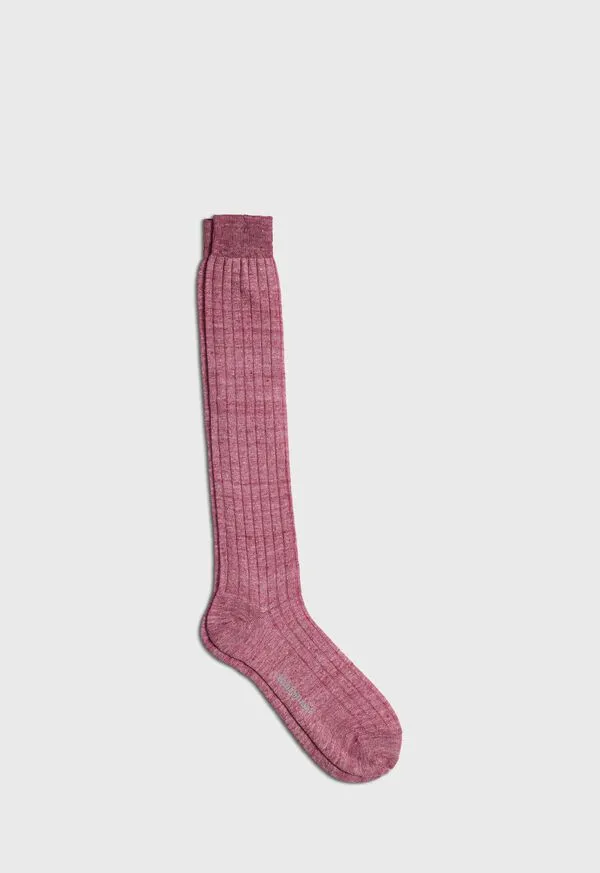 Socks Paulstuart Mens Linen Mlange Sock Charcoal