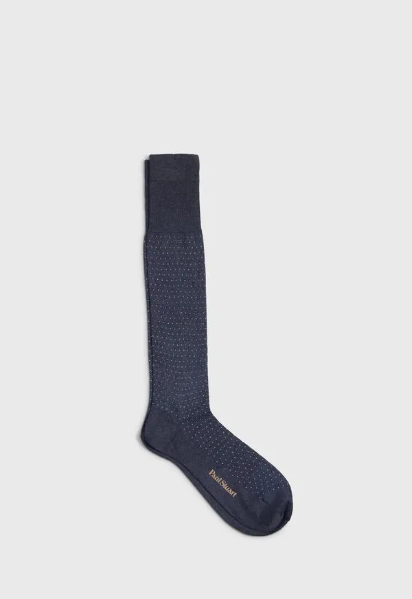Socks Paulstuart Mens Pindot Dress Sock Black Socks Paulstuart Mens Pindot Dress Sock Black