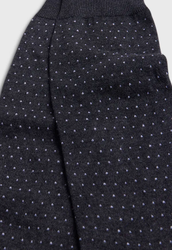 Socks Paulstuart Mens Pindot Dress Sock Black Socks Paulstuart Mens Pindot Dress Sock Black