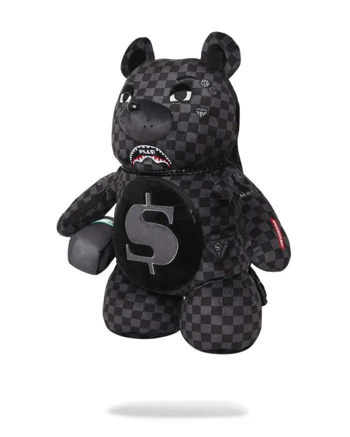 SPRAYGROUND 039WHAT THE BEEP039 SHARK MONEYBEAR TEDDYBEAR BACKPACK Bags