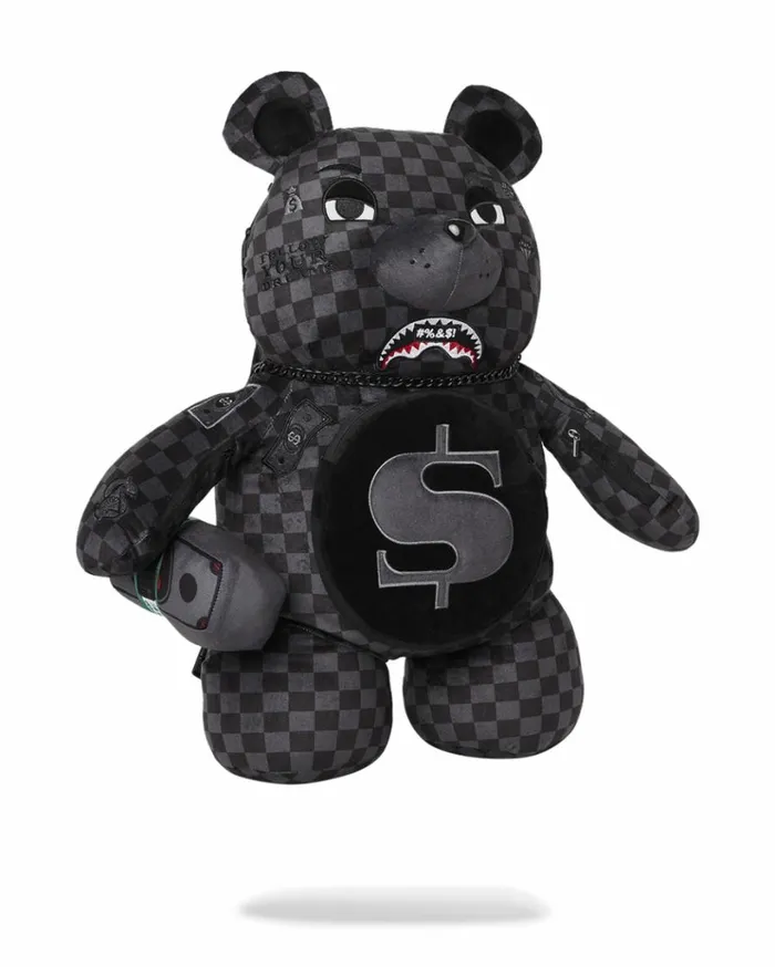 SPRAYGROUND 039WHAT THE BEEP039 SHARK MONEYBEAR TEDDYBEAR BACKPACK Bags