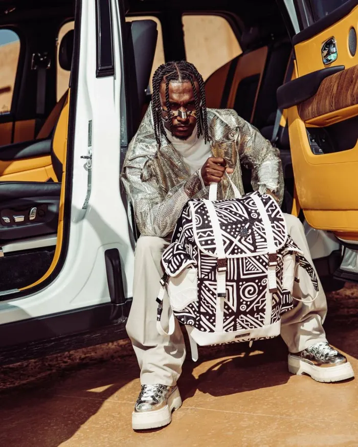 SPRAYGROUND AI8 AFRICAN INTELLIGENCE 8211 ORIGIN STORY MONTE CARLO Bags