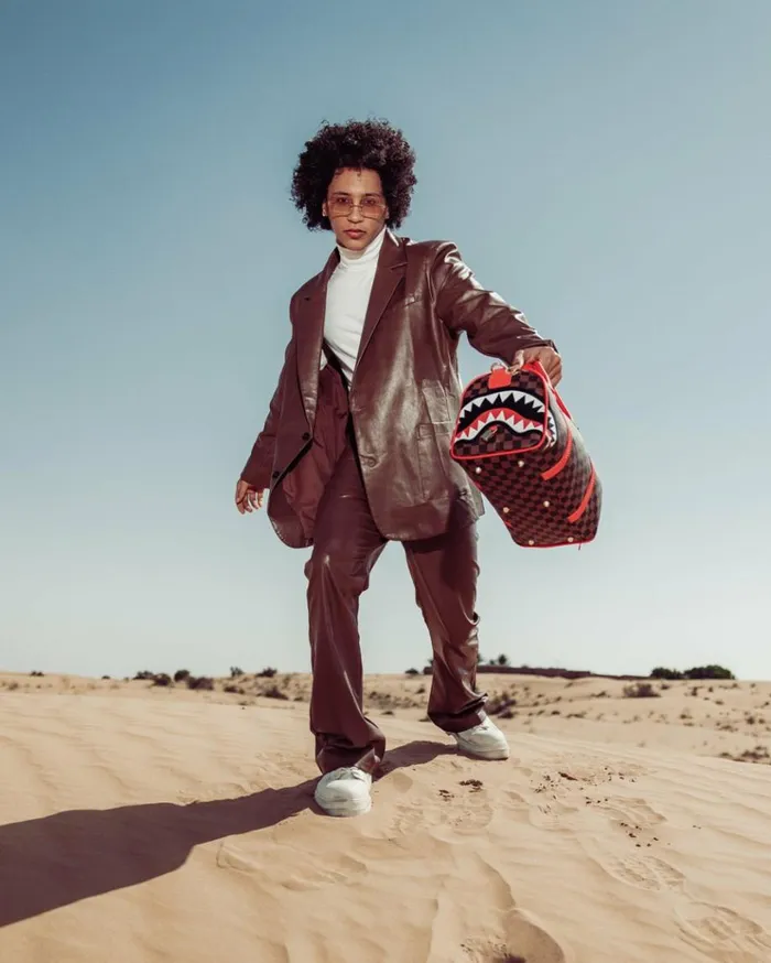 SPRAYGROUND ALL OR NOTHING SHARKS IN PARIS MINI DUFFLE Bags