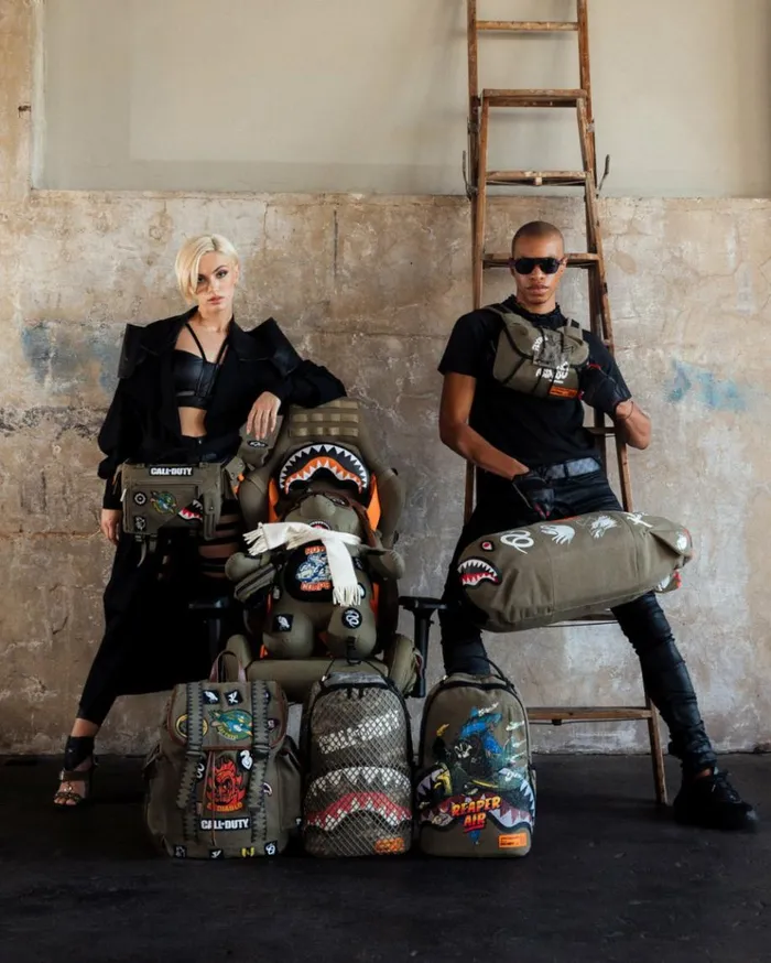 SPRAYGROUND CALL OF DUTY FLYING ASSASSINS PARACHUTE CHESTPACK Bags