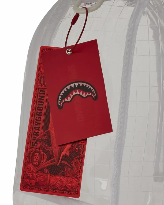 SPRAYGROUND CLEAR VISION SHARKS IN PARIS 8211 100 ALL CLEAR DLX BACKPACK Bags SPRAYGROUND CLEAR VISION SHARKS IN PARIS 8211 100 ALL CLEAR DLX BACKPACK Bags