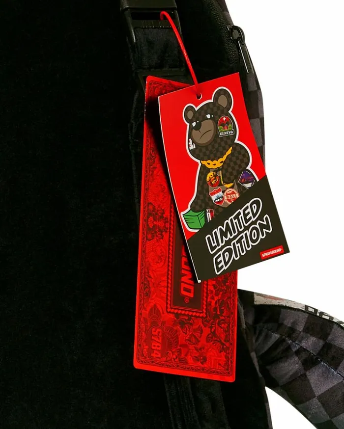 SPRAYGROUND GLOBAL MOGUL UNLIMITED MILES MONEYBEAR TEDDYBEAR BACKPACK Bags